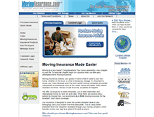 Tablet Screenshot of movinginsurance.com